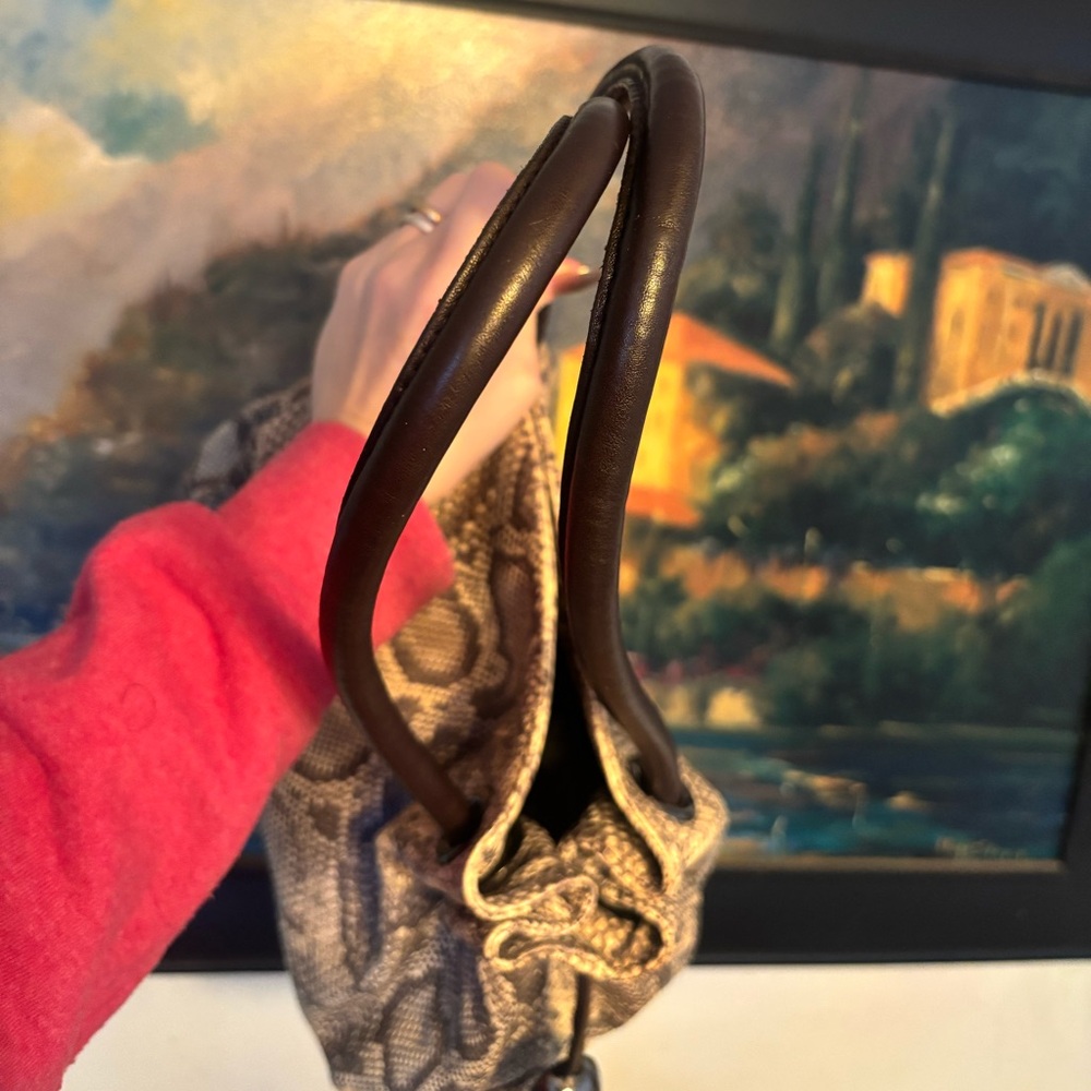 Furla Python Embossed Shoulder Bag - image 13